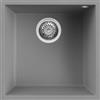 Elleci LGQ10248BSO Lavello da Incasso 1 Vasca Sottotop 44 x 44 cm finitura Granitek Matt Cemento 48 Quadra 102 SOTTOTOP