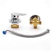 AFUDER Interruttori Per Doccia a 2/3/4/5 Vie Comando Rubinetti Camera Deviatore di uscita Due pezzi Miscelatore Cartuccia per Valvola in Ceramica Rubinetto per Acqua Calda Fredda in Ottone Cromato