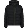 Cmp Zip Hood 32k1697 Parka Nero M Uomo