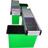 D.L. SERVICE Banco cassa statico - Doppio modulo - cm 260 Verde