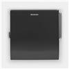 Brabantia Porta Rotolo di Carta Igienica Brabantia ReNew Nero Opaco - 108600