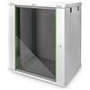 DIGITUS Armadio di rete - Rack 19 pollici - 16U - Montaggio a parete - Profondità 450mm - Carico 60kg - Serie Dynamic Basic - Grigio