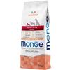 Monge superpremium mini-10 kg adult monoproteico salmone e riso KG 7.5