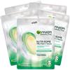 Garnier Maschera in Tessuto Nutriente e Riparatrice Skin Active Nutri Bomb, Per Pelli da Secche a Molto Secche, Effetto Rimpolpante, Con Latte di Mandorla e Acido Ialuronico, Confezione da 5