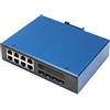 Digitus Switch di rete Digitus Gigabit Ethernet PoE industriale 8 + 4 10G Uplink Port L3 managed [DN-651161]