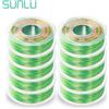 Sunlu 10KG SUNLU PLA PETG PLA+ ABS Filamento per Stampante 3D 1.75mm Senza Bolle Nero