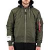 Alpha Industries MA-1 ZHP Giacca bomber da uomo Dark Olive