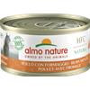 Almo Nature HFC 70 Cibo Umido per Gatti - Pollo con Formaggio - 12x70 gr - NATURAL