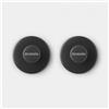 Brabantia Ganci Porta Asciugamani 2PZ Brabantia ReNew con Tasselli e Adesivo Grigio Scuro - 280320