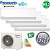 Panasonic Climatizzatore quadri split ETHEREA R32 Panasonic serie XKE - 12+12+12+12 btu A+