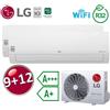 LG Climatizzatore 9000+12000 dual split LG Libero Smart WiFi ThinQ DualCool A+++ /