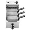 HOTCLASS Cuocipasta da banco - Capacità 3 cestelli - cm 27 x 52.5 x 36 h