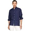 Tommy Hilfiger Camicia Uomo Camicia in Lino, Blu (Carbon Navy), L