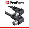 ProPart Cavo antenna TV IEC 5M SP-PR 90° NERO