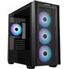 Asus A21 Plus TG ARGB Black Mini Tower No-Power Vetro Temperato minITX/mATX