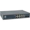 LevelOne Switch di Rete Non Gestito Gigabit Ethernet 10/100/1000 Poe Nero - GEP-1221
