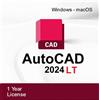 Autodesk AutoCAD LT 2024/2025 - ABBONAMENTO 12 MESI 1 ANNO 3PC (WINDOWS/MAC)