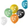 Folat 68389 Palloncini Dino Roars 33cm - 6 pezzi
