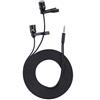Bewinner Mini Lavaier Microfono con Clip, Doppio Risvolto Microfono Condensatore Omnidirezionale 3.5mm, Esterno Microfono per Smartphone, PC, Podcast