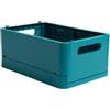 EXACOMPTA Scatola pieghevole The Smart Case midi Skandi - 27,6 x 18,8 x 12 cm - blu pacifico - Exacompta (unità vendita 1 pz.)