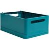 EXACOMPTA Scatola pieghevole The Smart Case maxi Skandi - 37,5 x 27,5 x 16,3 cm - blu pacifico - Exacompta (unità vendita 1 pz.)
