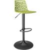 Grandsoleil Sgabello Spider Gas - Nero opaco-verde anice - Grandsoleil (unità vendita 1 pz.)