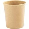 Signor Bio Bowl per zuppe monouso - 780 ml - cartoncino - avana - Signor Bio - conf. 25 pezzi (unità vendita 1 pz.)