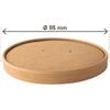 Signor Bio Coperchio per bowl portazuppe monouso - da 780 ml - avana - Signor Bio - conf. 25 pezzi (unità vendita 1 pz.)