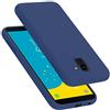 Cadorabo Custodia per Samsung Galaxy J6 2018 EU Version in LIQUID BLU - Morbida Cover Protettiva Sottile di Silicone TPU con Bordo Protezione - Ultra Slim Case Antiurto Gel Back Bumper Guscio
