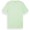 Scotch & Soda Garment Dye Logo Crew T-Shirt, Seafoam 0514, L Uomo