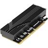 SABRENT Adattatore M.2 NVMe a PCIe x16 per SSD Gen5 PCIe 5.0, scheda aggiuntiva senza attrezzi con dissipatore di calore in alluminio (EC-TFPE)