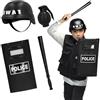 Boland 00443 - Set polizia SWAT per bambini, accessorio per costume, giocattolo, carnevale, festa a tema