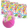Inkee Surprise, Set de 3 Bomba da Bagno con Sorpresa di Galupy Unicorn, Palline da Bagno per Bambine con Figura 3D di Unicorno, Aroma di Caramello