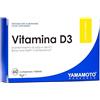 YAMAMOTO NUTRITION Vitamina D3 60 Compresse, Integratore Alimentare che Apporta 50 mcg di Vitamina D3 per Compressa, Fornisce Supporto a Ossa e Denti