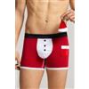 Intimissimi Boxer Babbo Natale In Cotone Supima® Elasticizzato Rosso
