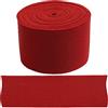 Aerzetix - C67416 - Elastico Piatto tricottato 3 Metri - Larghezza 50mm - Colore Rosso - in Poliestere e Lattice - Sartoria merceria Cucito Abbigliamento Tessuto Cintura Pantaloni Gonna