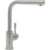 Villeroy & Boch Modern Steel, Miscelatore monocomando per lavello, in acciaio inox massiccio, pressione bassa, 966811LC