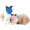 HJYDGJ 2 Pezzi Museruola Per Gatti Per La Toelettatura, Museruola Per Gatti Regolabile E Traspirante, Traspirante Regolabile Per Gatto(Rosa, Blu)