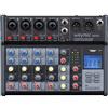 Weymic SE-60 Professional Mixer for Recording DJ Stage Karaoke w/USB Drive for Computer Recording Input, XLR Microphone Jack, 48V Power(6-Channel)
