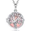 EUDORA Harmony Ball Collana Chiama Angeli Gravidanza Ciondolo Per Donne incinte, Collana Albero della vita ciondolo con musicale Sfera per Futura Madre Regalo Gioielleria