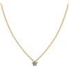 Nomination® | Collana Donna Collezione Gioie - Chiusura a Moschettone - Collana in Argento 925 con Pendente e Cubic Zirconia Celesti - Made in Italy - 40-44 cm (Oro Giallo Stella)