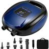 Ruitx Pompa Elettrica SUP, 20PSI Alta Pressione Sup Portatile Air Pump 12v DC con Auto-Off/Gonfiaggio/Sgonfiaggio Doppio Stadio, per Kayak/Materasso/Ala Da Vento/Sport Acquatici