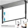 Kipika 122 cm Barra per trazioni a soffitto resistente - Altezza regolabile, impugnatura confortevole, facile installazione - Ideale per allenamento in palestra a casa - Supporta fino a 227 kg