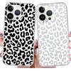 ZhuoFan [2 Pezzi Custodia Per Samsung Galaxy A22 4G/ M32/ M22 6,4'', Sottile Trasparente Silicone Protettiva Cover modelloo Leopardato Disegni Morbida e Slim ragazza Case per Samsung M32/ M22, 03