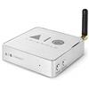 Triangle - Lettore di Rete AIO C - Streamer Wi-Fi & Multiroom - Ingresso Ottico (TV) e Jack 3,5 mm - 105 x 175 x 55 mm - Argento