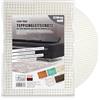 COM-FOUR® Tappetino antiscivolo per tappeti, tappezzerie, tovaglie - sottotappeto Ø 240 cm - ferma tappeto - tappetino adesivo antiscivolo bianco - tappetino per cassetti tagliabile