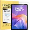 Gerutek 2 Pezzi Pellicola Protettiva per Xiaomi Redmi Pad SE/Pad 2 11'' | 2023/2025, Vetro Temperato, Ultra Trasparente, Anti-graffio, Durezza 9H
