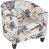 uyeoco Copripoltrona 1 Posto Elasticizato,Fodere Copripoltrona Universale,Copripoltrona da Cocktail Chesterfield Rimovibile Lavabile Antiscivolo per Bancone Soggiorno Tullsta (Color : #72)