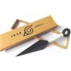 Naruto - Shinobi Ninja Kunai 28cm Costume Accessoir (Blu) PVC Plastik Cosplay Replika con SPEDIZIONE Gratuita