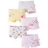 SHAIYOU Mutande Bambina,Boxer Bimba Mutandine Cotton Bambino per Bambine E Ragazze 2-14 Anni 5 Pezzi (A,M-13-15kg)